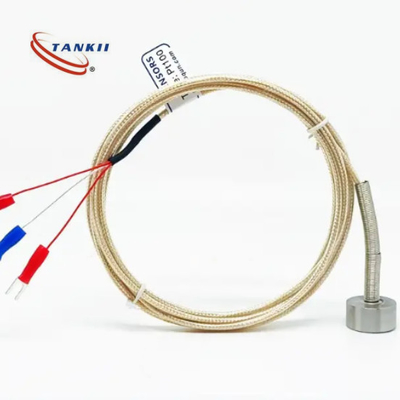 Magnet Thermocouple Type K / J / E/ T / Pt100 With 3m SS Sheathed Cable