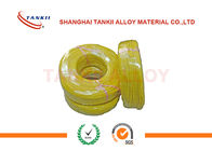 High Temperature Silica fiberglass 1000 C Thermocouple Extension Wire  2*0.711mm with Yellow and Red Color