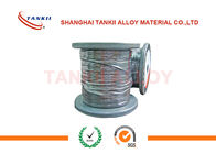 Solid Type K Thermocouple Wire 0.2 mm with PTFE PFE insulation green and white color yellow and red