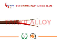 Diameter 0.1mm Blue / red Superfine thermocouple bare wire with PFA insulation ( type KX / JX /  EX )