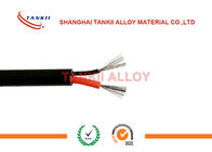 FEP insulated Cable with Drain Wire 1.5mm , Thermocouple Cable Yellow Red Color ANSI 96.1