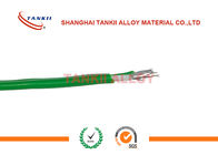 White And Green Kc Thermocouple Cable With PTFE Insualtion And Metal Screen
