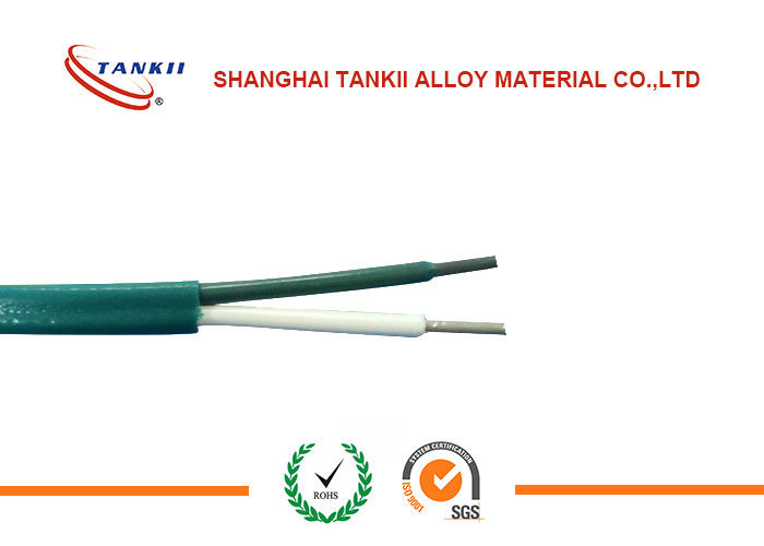 AWG 24 single wire K Type Thermocouple Extension Wire / Positive Wire Yellow and red with fiberglass insulation