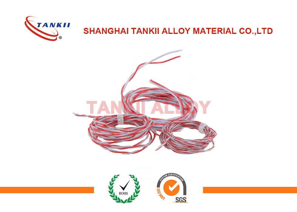White And Red J Type Thermocouple Extension Cable With Fep Insulation And Jacket