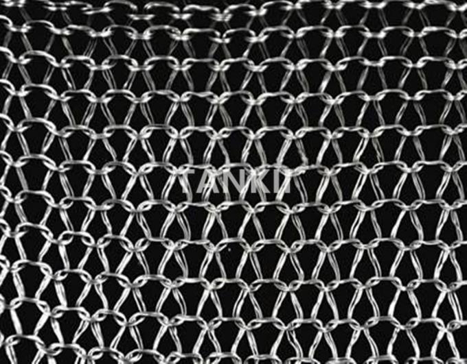 Knitted Stainless Steel Wire Mesh Braided Material High Temperature