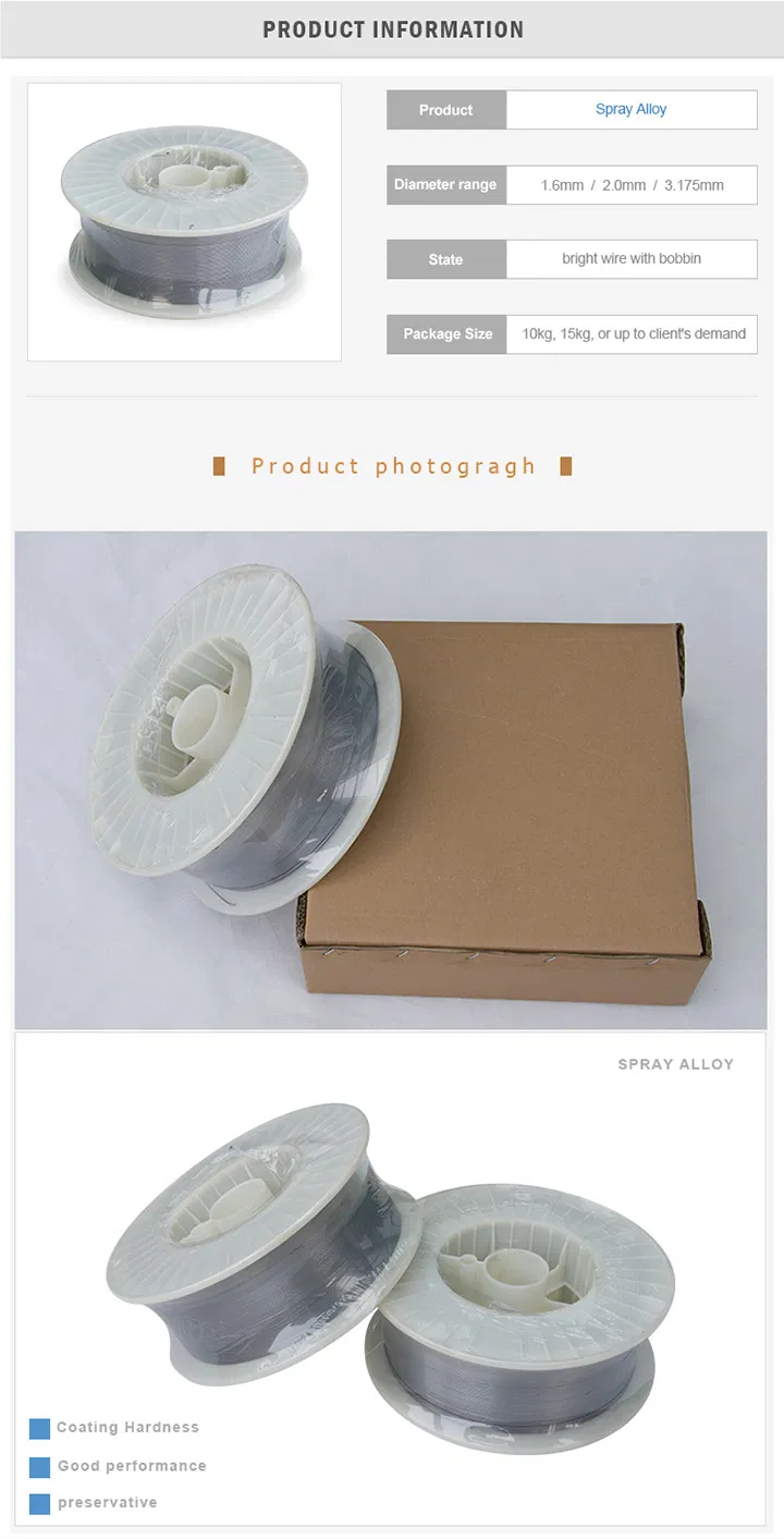 Tankii Inconel 625 ERNiCrMo-3 Thermal Spray Wire Nickel Alloy 1.6mm 0