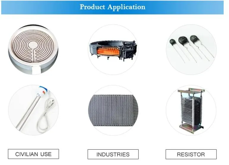 Cr27al7mo2 Belt for Double Strip Coils Braking Resistor 0