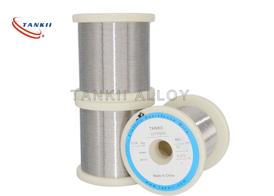 0.04mm To 10mm N6 / NiCr6015 / Ni80 Heating Wire For Ceramic Heating Core