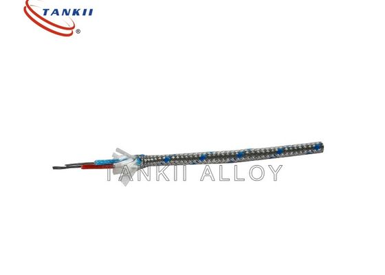 Glass Fiber Insulated Thermocouple Cable T Type With 0.1mm Conductor