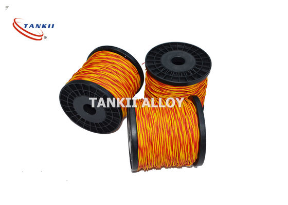 Vitreous Silica Fiber Insulated Type K Extension Wire 22SWG