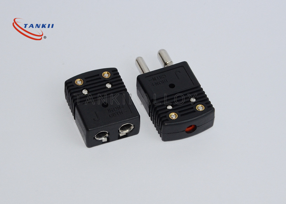 Type J Thermocouple Connector 200 Degrees Male And Female Standard 