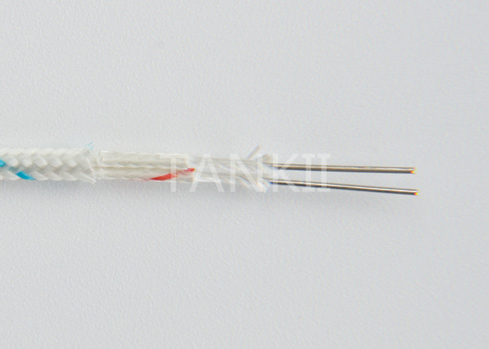 Fiberglass Insulated 24AWG Thermocouple Extension Wire K Type High