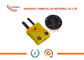 Yellow / Green Type K Thermocouple Wire Connectors Plug Mini Male Female