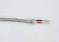 Tankii Fiberglass / PVC Extension Insulated Thermocouple Cable Solid Shape For Temperature Measurement